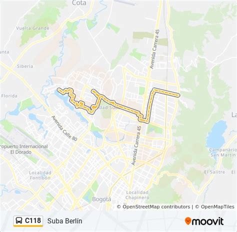c118 ruta anterior|Ruta c118: horarios, paradas y mapas .